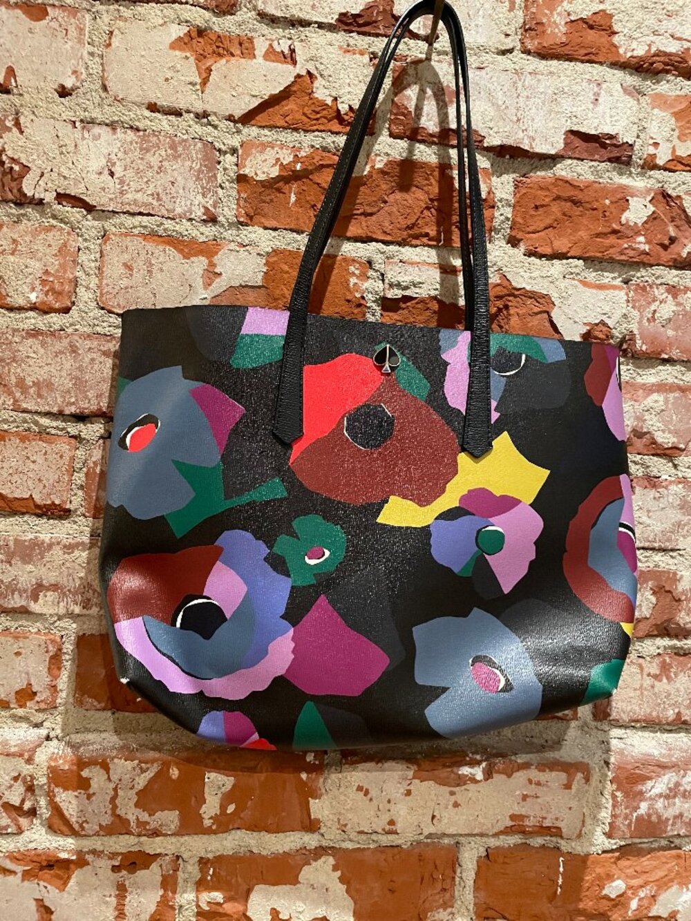 KATE SPADE Leather Floral Tote